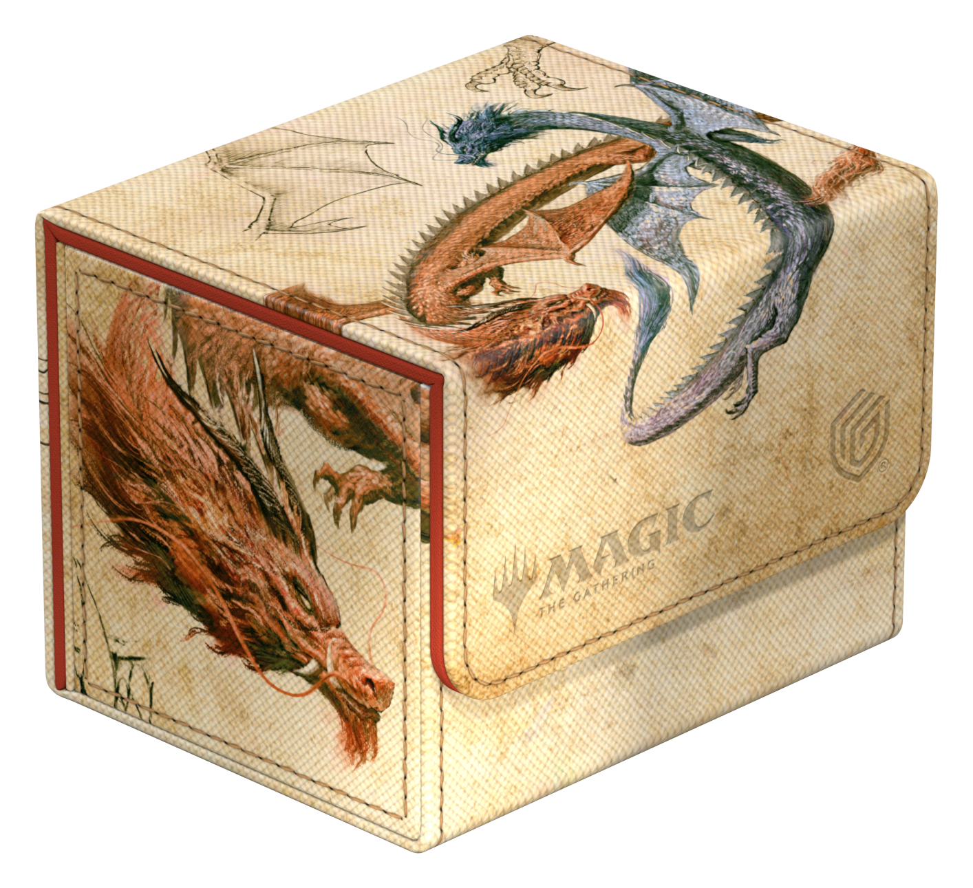 ULTIMATE GUARD DECK CASE SIDEWINDER 100+ XENOSKIN MTG AVATAR: THE LAST AIRBENDER - RED RARE -  RAN AND SHAW