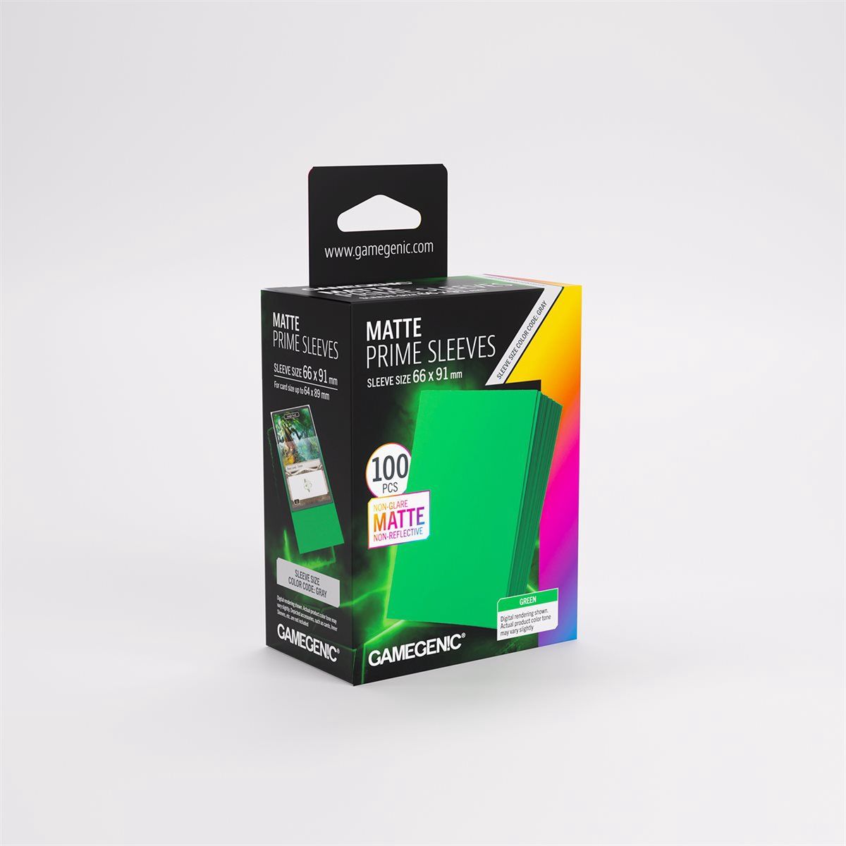 GAMEGENIC: MATTE PRIME SLEEVES: GREEN
