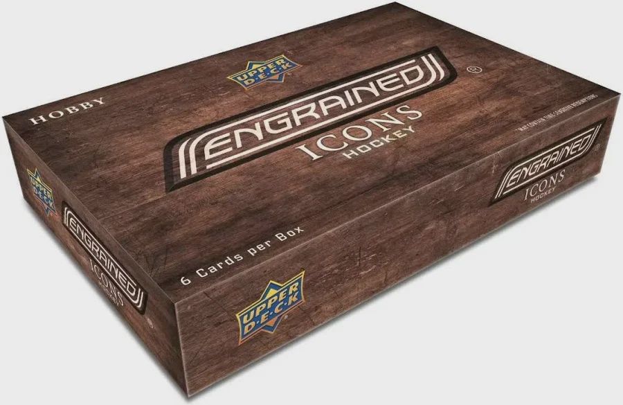 2024-25 UPPER DECK ENGRAINED ICONS HOCKEY HOBBY BOX