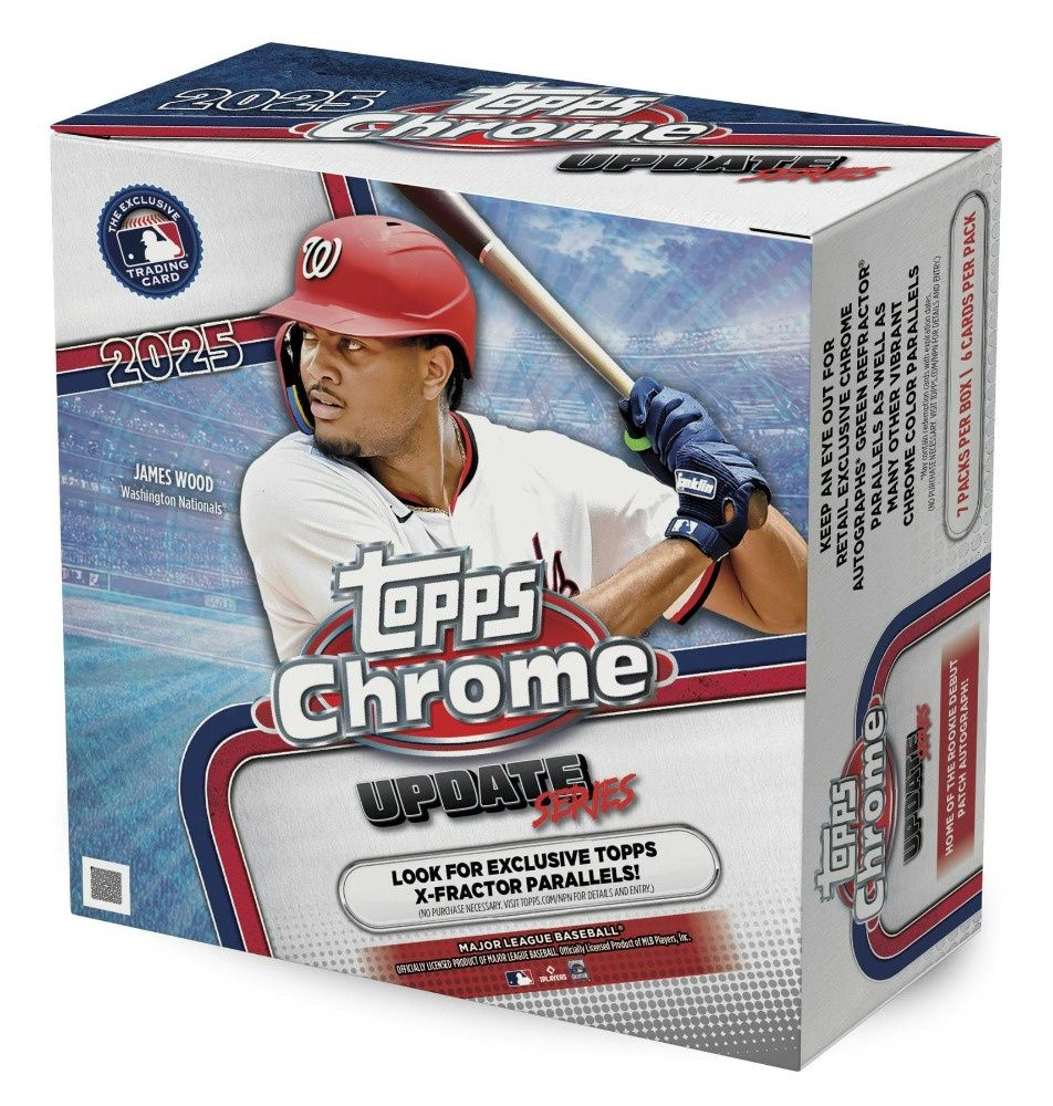 2025 TOPPS CHROME UPDATE BASEBALL MEGA BOX