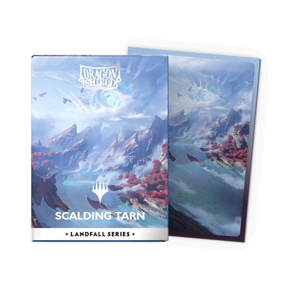 DRAGON SHIELD SLEEVES MAGIC THE GATHERING LANDFALL SERIES SCALDING TARN