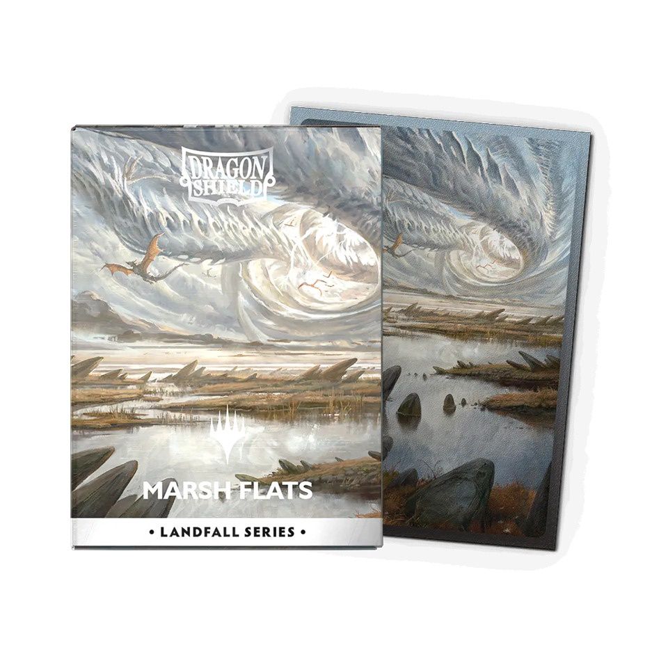 DRAGON SHIELD SLEEVES MAGIC THE GATHERING LANDFALL SERIES MARSH FLATS