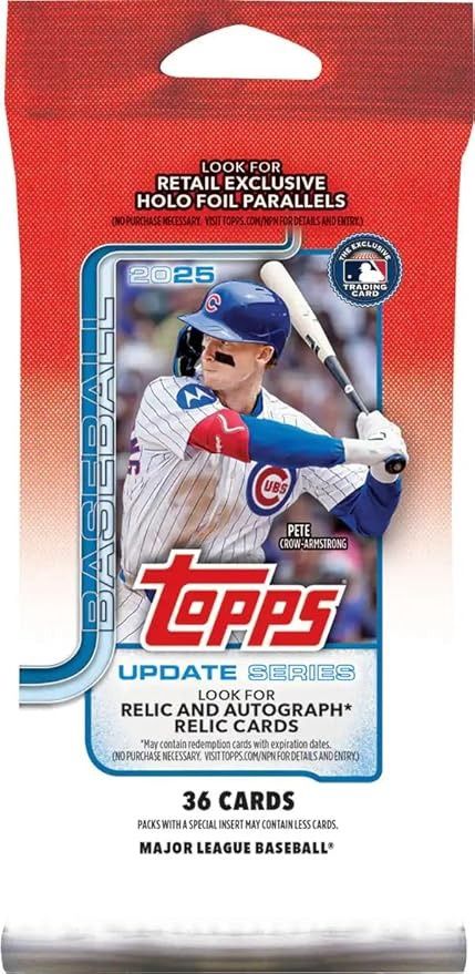 2025 TOPPS BASEBALL UPDATE FAT PACK