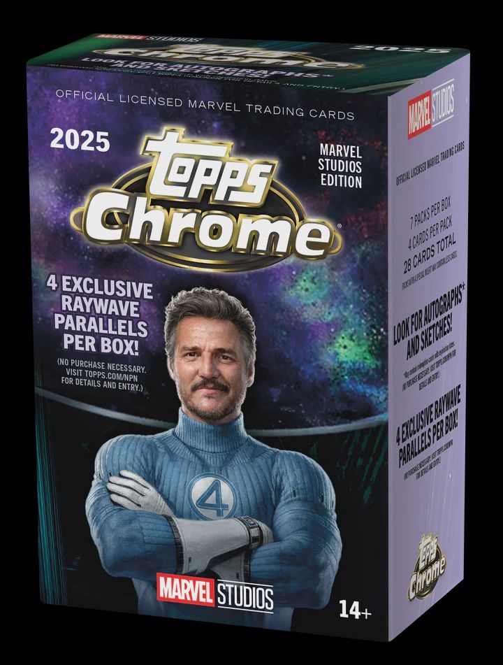 2025 TOPPS MARVEL CINEMA CHROME BLASTER VALUE BOX