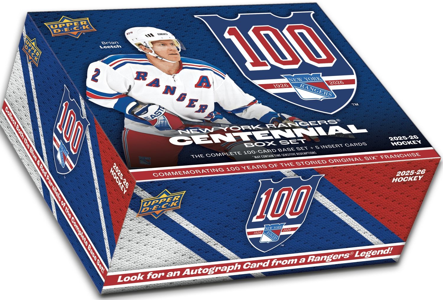 2025-26 UPPER DECK NEW YORK RANGERS CENTENNIAL BOX SET