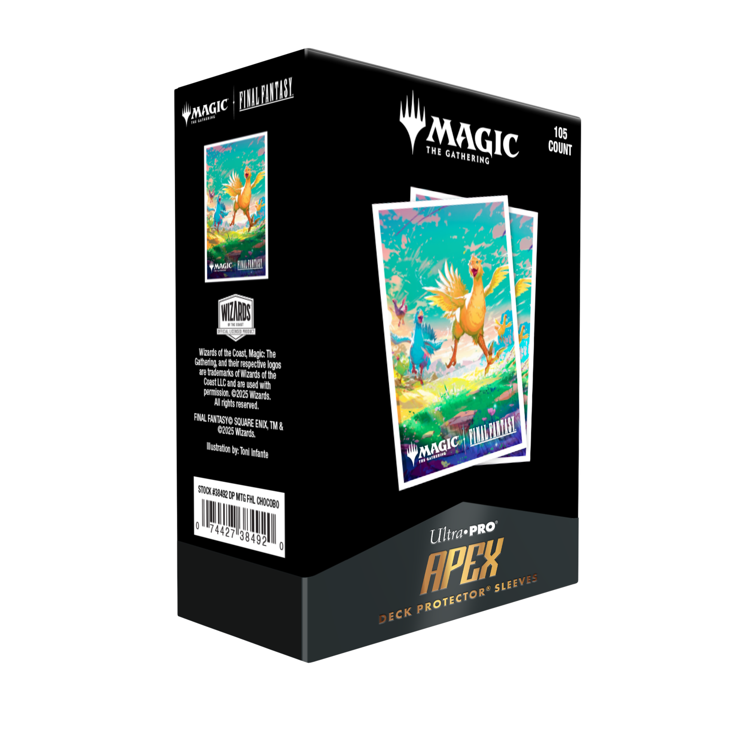 UP D-PRO APEX MTG FINAL FANTASY AA 105CT - CHOCOBO