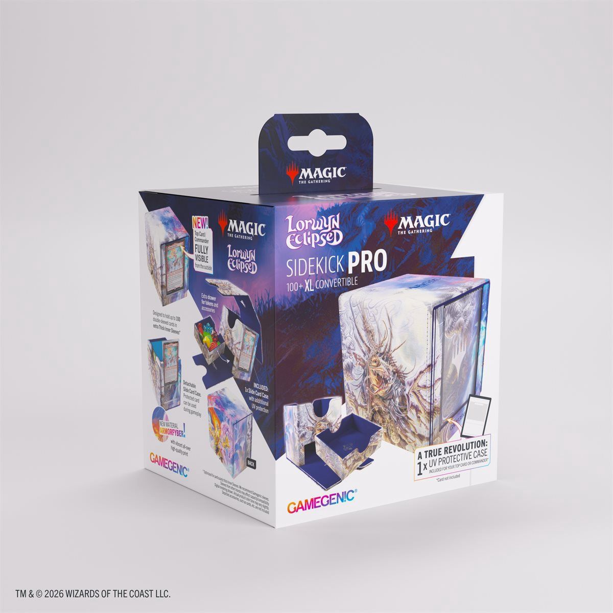 GAMEGENIC - MTG LORWYN ECLIPSED - DECK BOX - SIDEKICK PRO XL - ASHLING/AUYIE
