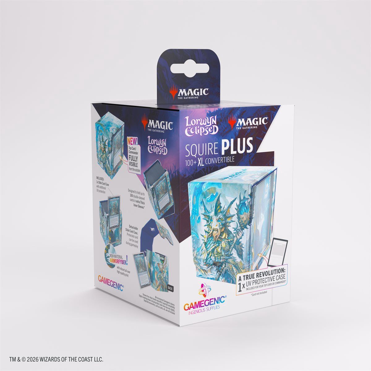 GAMEGENIC  - MTG LORWYN ECLIPSED - DECK BOX - SQUIRE PLUS XL - SYGG, WANDERWINE WISDOM