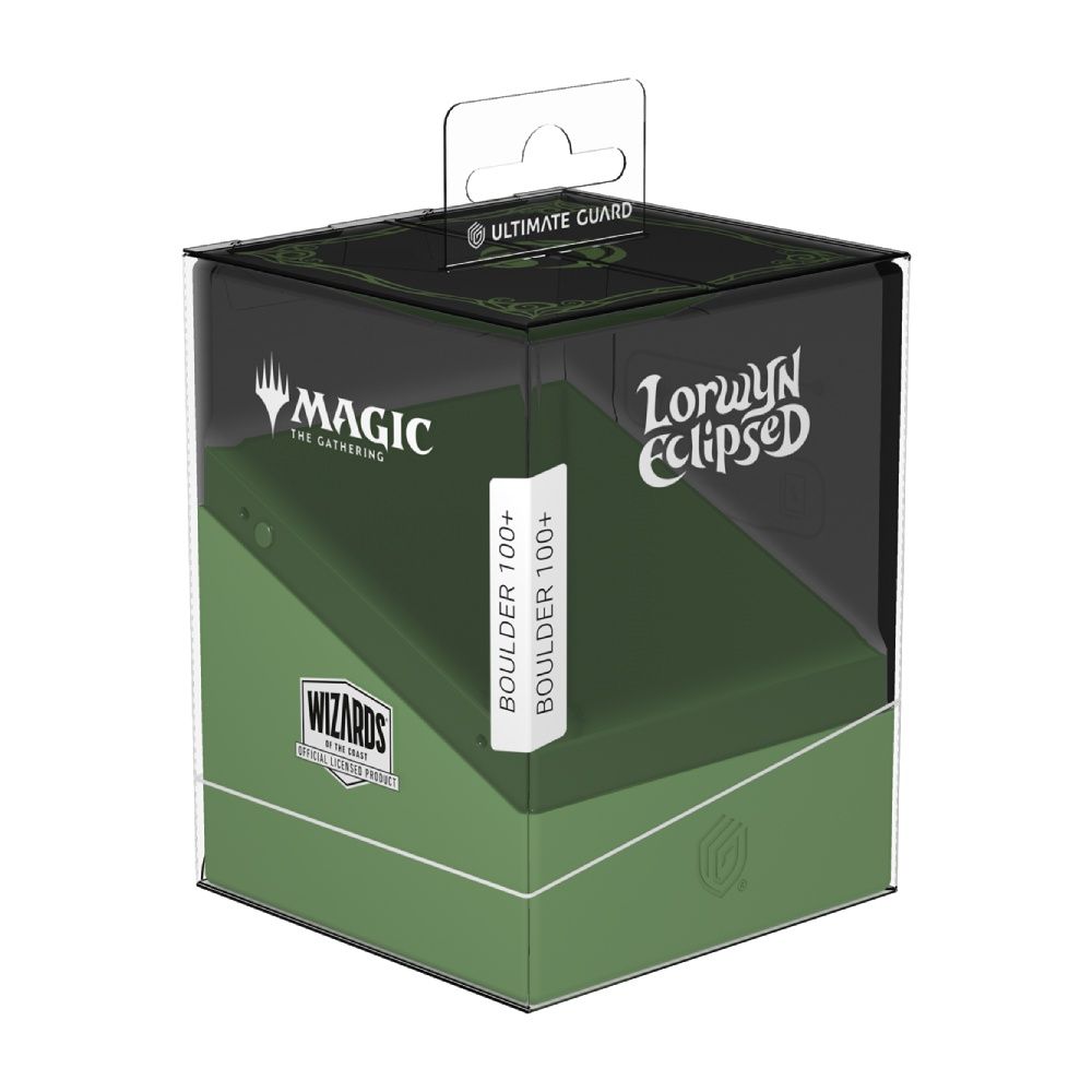 ULTIMATE GUARD DECK CASE BOULDER 100+ MTG LORWYN  ECLIPSED - BLACK/GREEN - ELVES