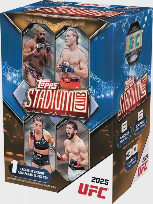 2025 TOPPS STADIUM CLUB UFC BLASTER VALUE BOX
