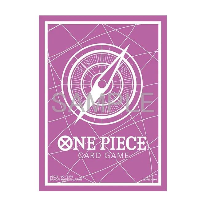 ONE PIECE CG SLEEVES SET 13 - STANDARD PURPLE LOGO