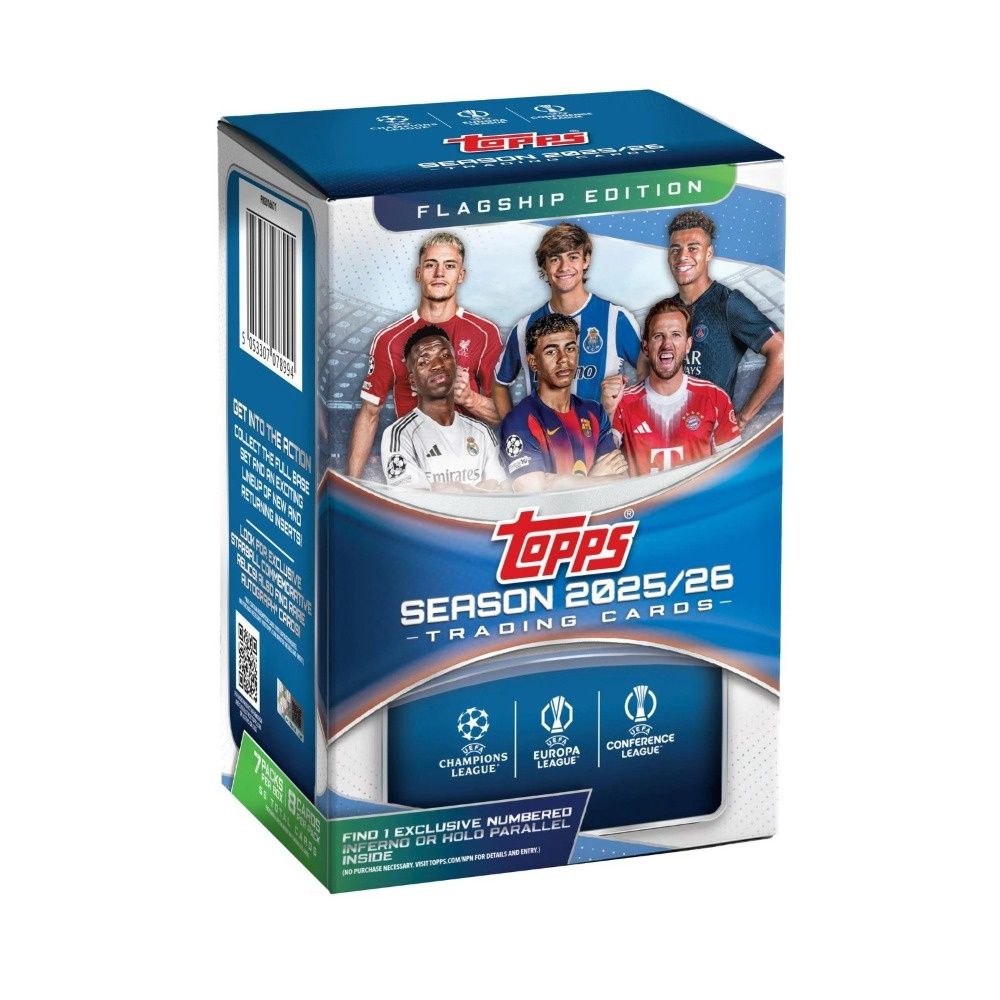 2026 TOPPS UEFA COMPETITIONS SOCCER BLASTER VALUE BOX