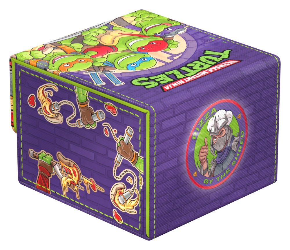 ULTIMATE GUARD DECK CASE SIDEWINDER 133+ XENOSKIN MTG TEENAGE MUTANT NINJA TURTLES PIZZA BOX