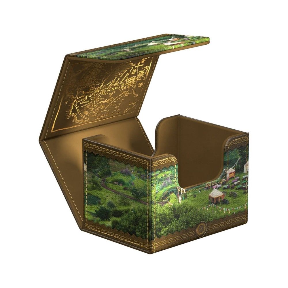 ULTIMATE GUARD DECK CASE SIDEWINDER 100+ XENOSKIN LOTR PLACES OF MIDDLE EARTH - THE SHIRE
