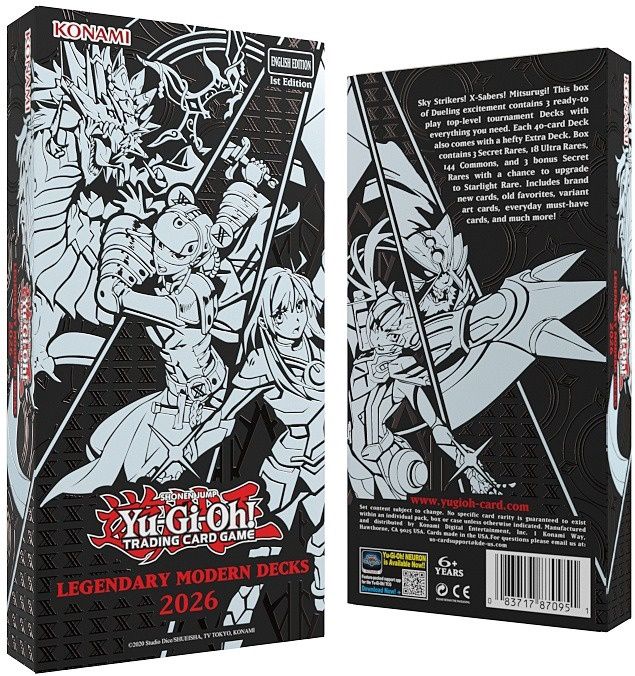 YUGIOH LEGENDARY MODERN DECKS 2026
