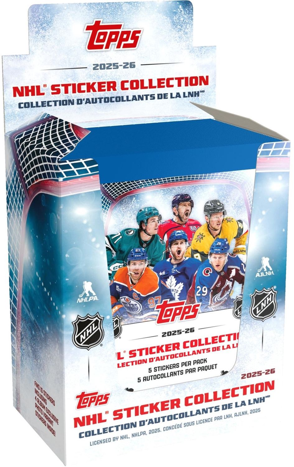 2025-26 TOPPS NHL STICKER PACKS
