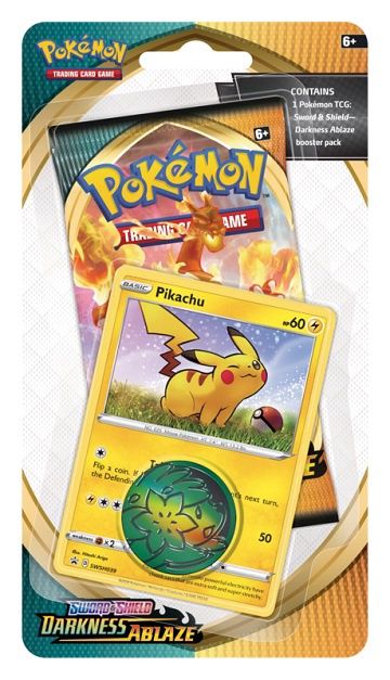 POKEMON DARKNESS ABLAZE CHECKLANE BLISTER - PIKACHU
