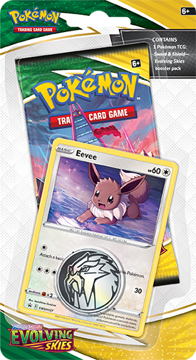 POKEMON EVOLVING SKIES CHECKLANE BLISTER - EEVEE
