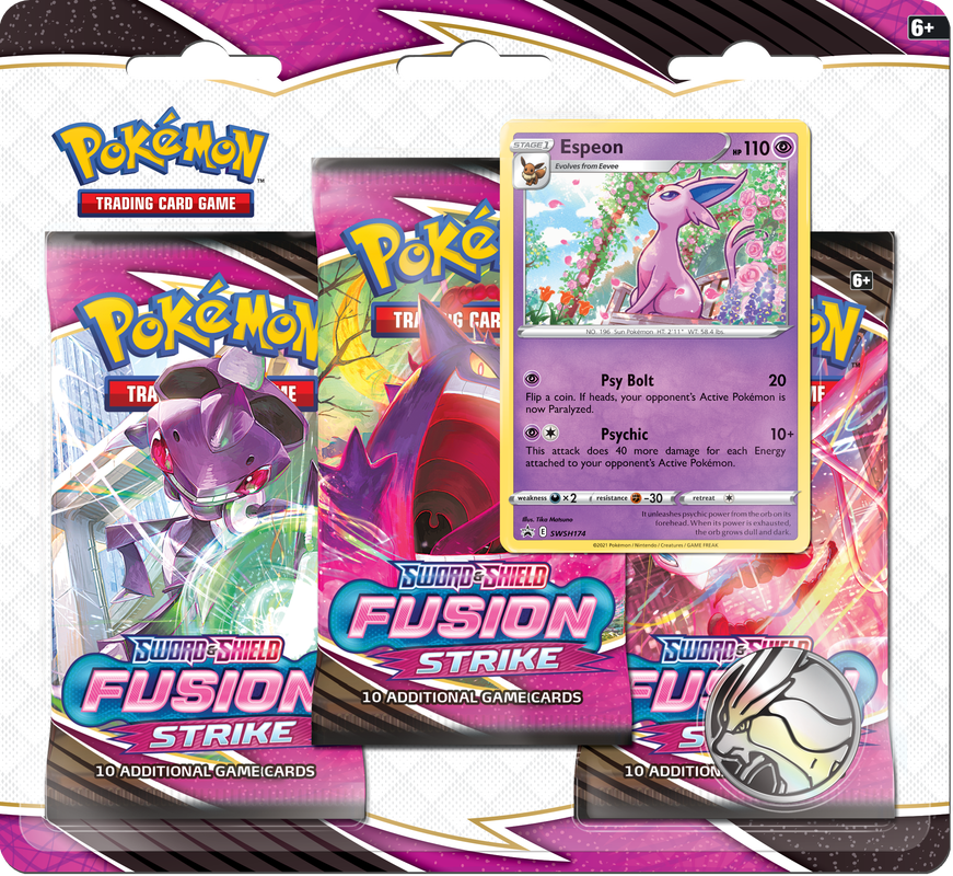 POKEMON FUSION STRIKE 3PK BLISTER - ESPEON