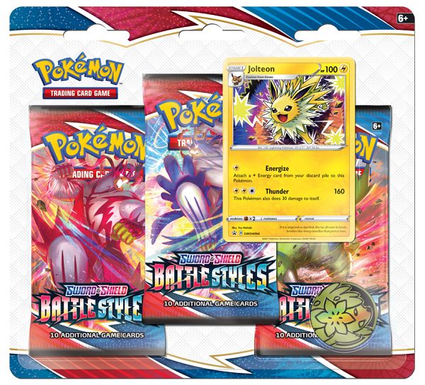 POKEMON BATTLE STYLES 3PK BLISTER - JOLTEON
