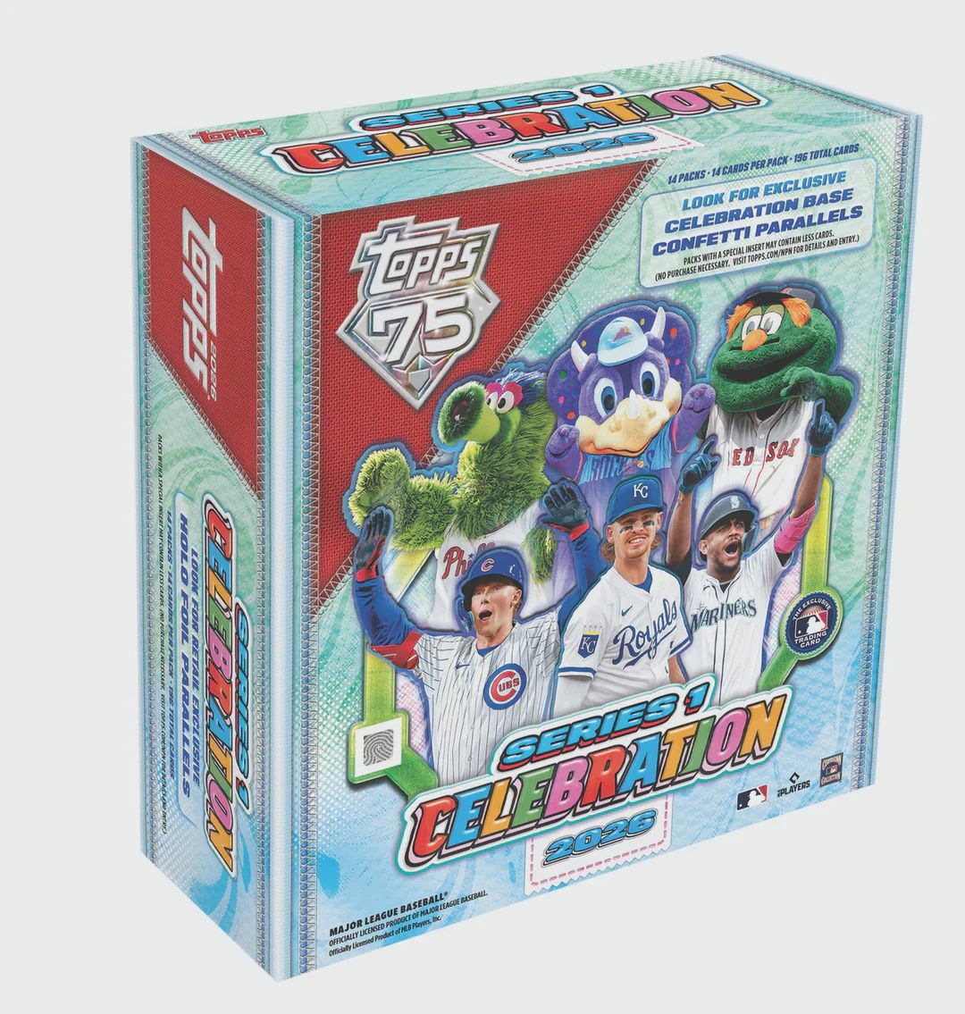 2026 TOPPS BASEBALL SERIES 1 CELEBRATION MEGA BOX