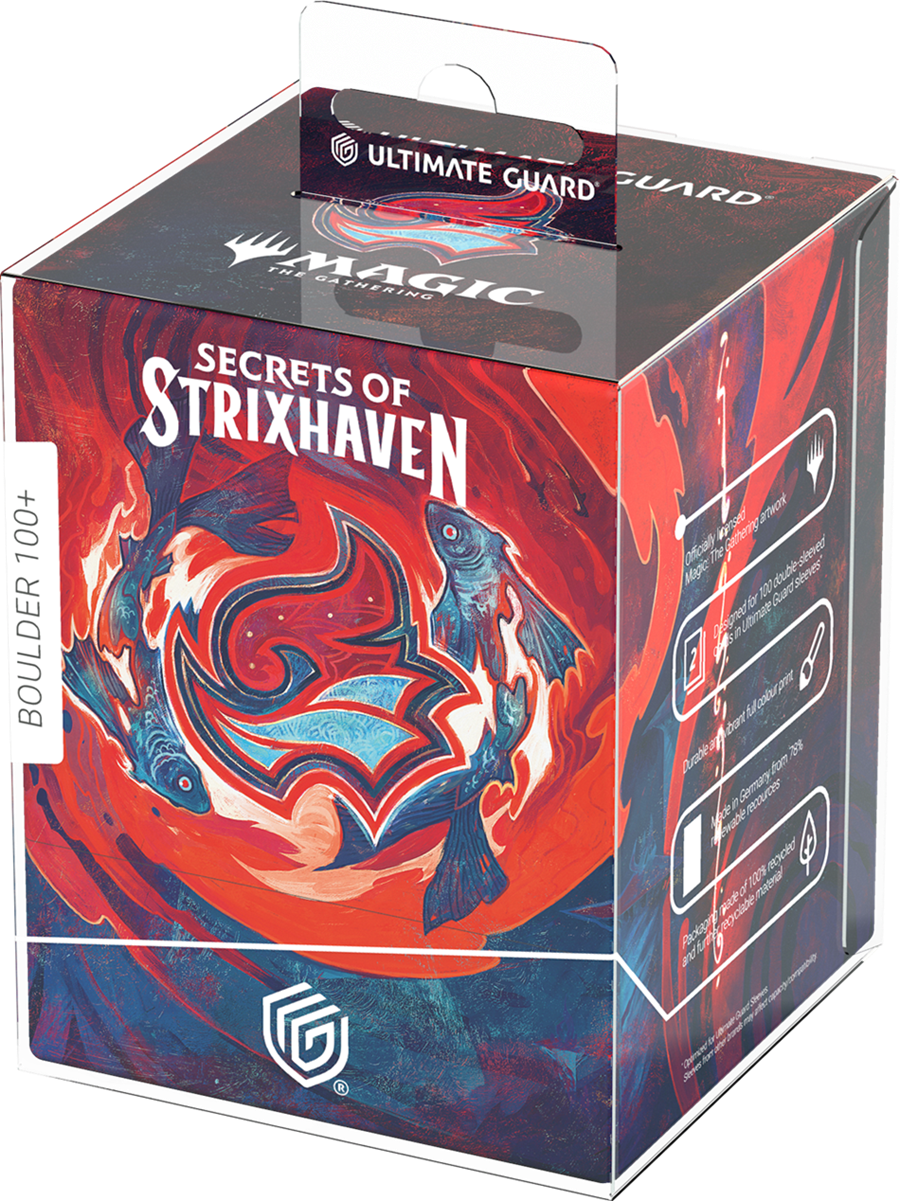 ULTIMATE GUARD DECK CASE BOULDER 100+ MTG SECRETS OF STRIXHAVEN - PRISMARI