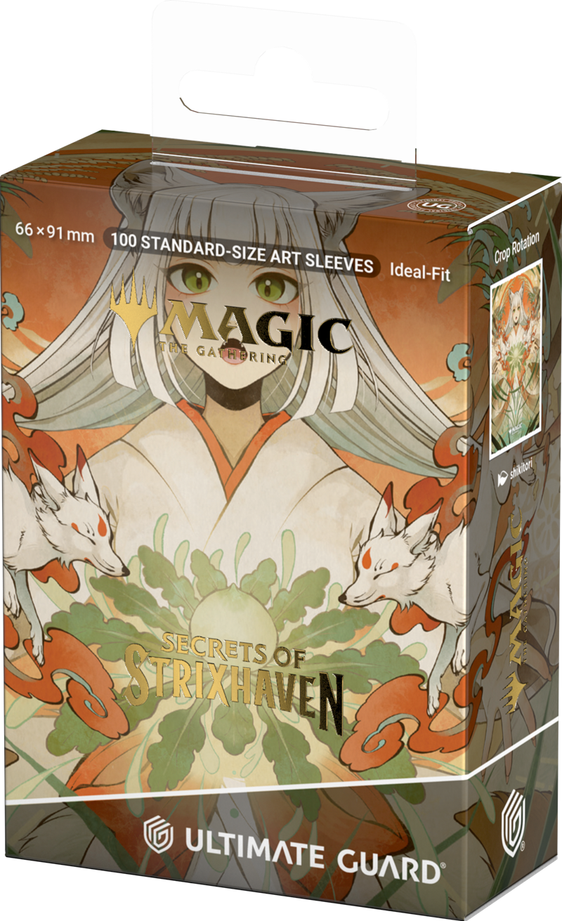 ULTIMATE GUARD ART SLEEVES MTG SECRETS OF STRIXHAVEN - GREEN RARE (ALT ART)