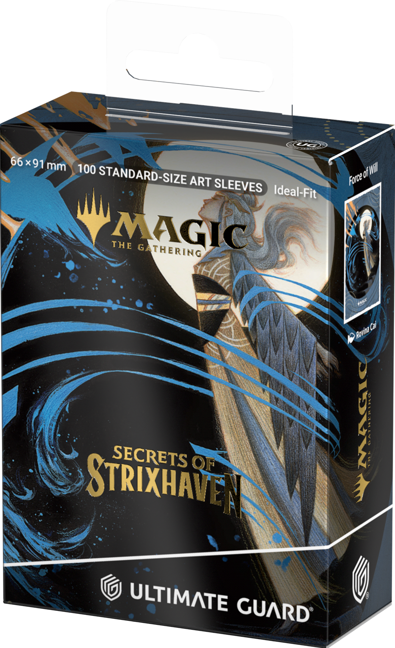 ULTIMATE GUARD ART SLEEVES MTG SECRETS OF STRIXHAVEN - BLUE MYTHIC 3 (ALT ART)