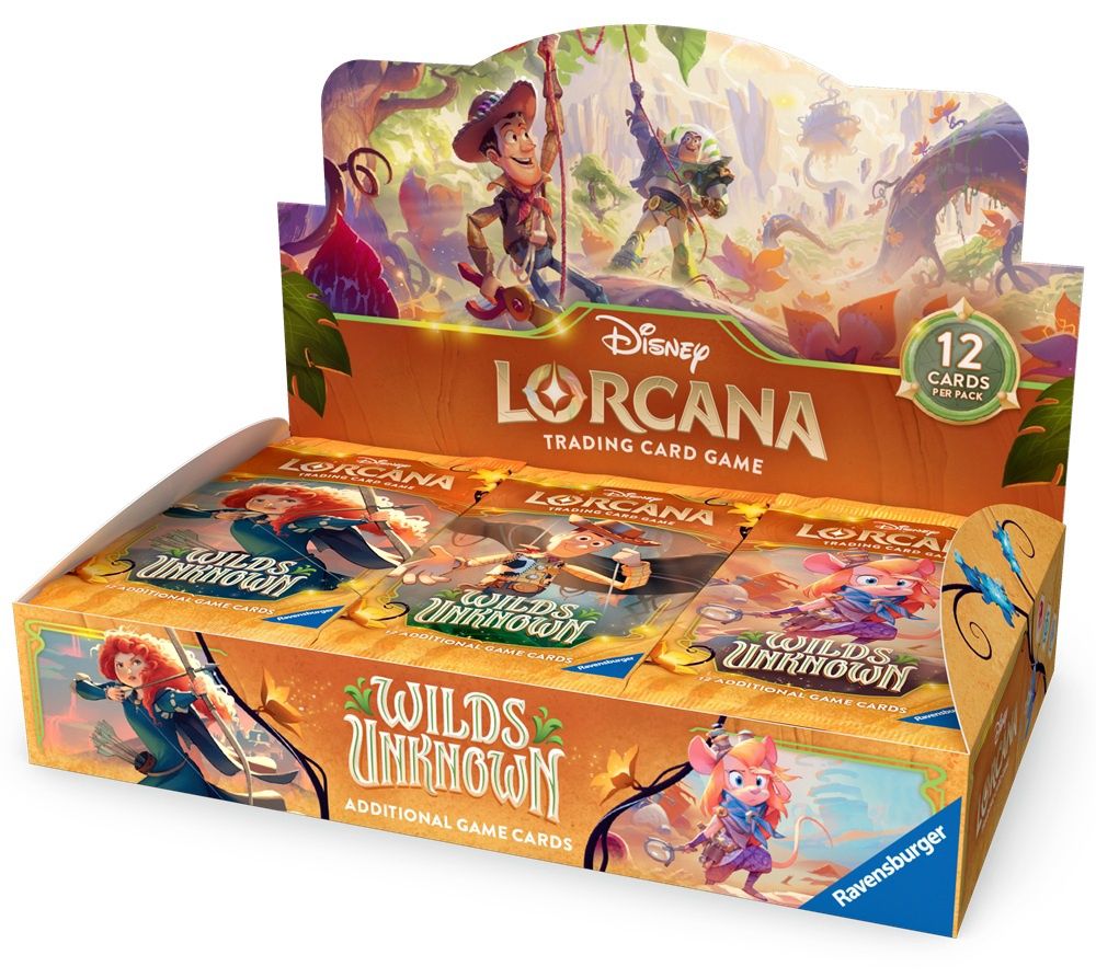 (PRE-ORDER) DISNEY LORCANA SET 12 WILDS UNKNOWN BOOSTER BOX