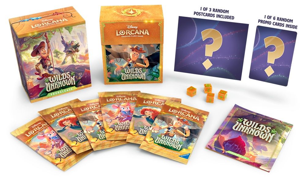 DISNEY LORCANA SET 12 WILDS UNKNOWN PRERELEASE PACK