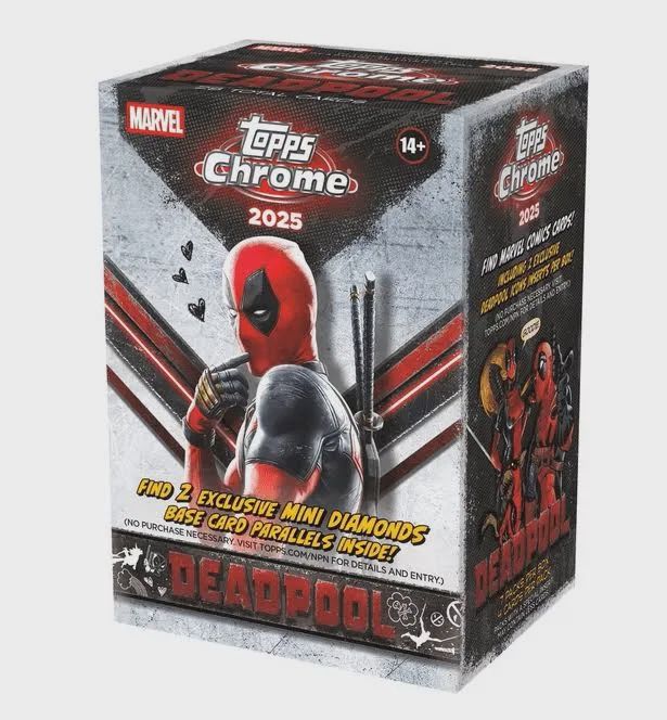TOPPS CHROME DEADPOOL BLASTER BOX