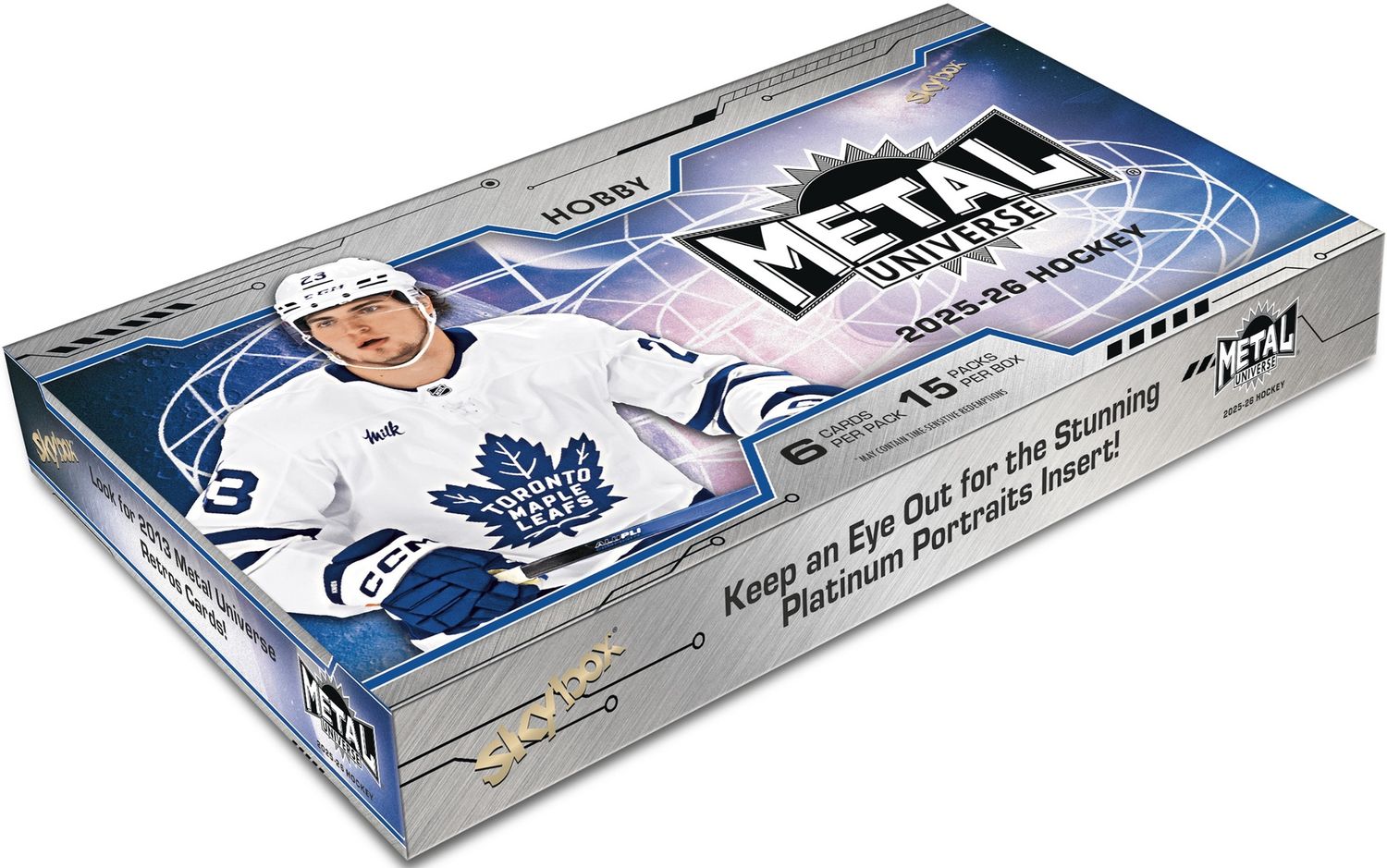 2025-26 UPPER DECK SKYBOX METAL UNIVERSE HOCKEY HOBBY BOX