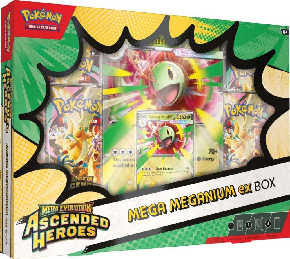 POKEMON ME2.5 ASCENDED HEROES MEGA MEGANIUM EX BOX
