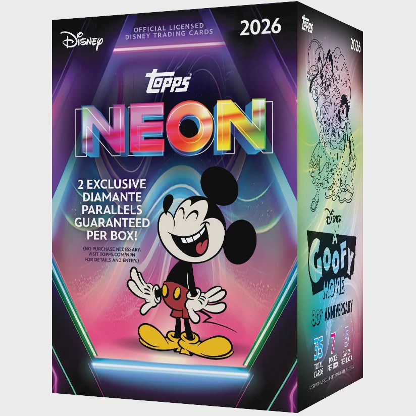 2026 TOPPS DISNEY NEON VALUE BLASTER BOX