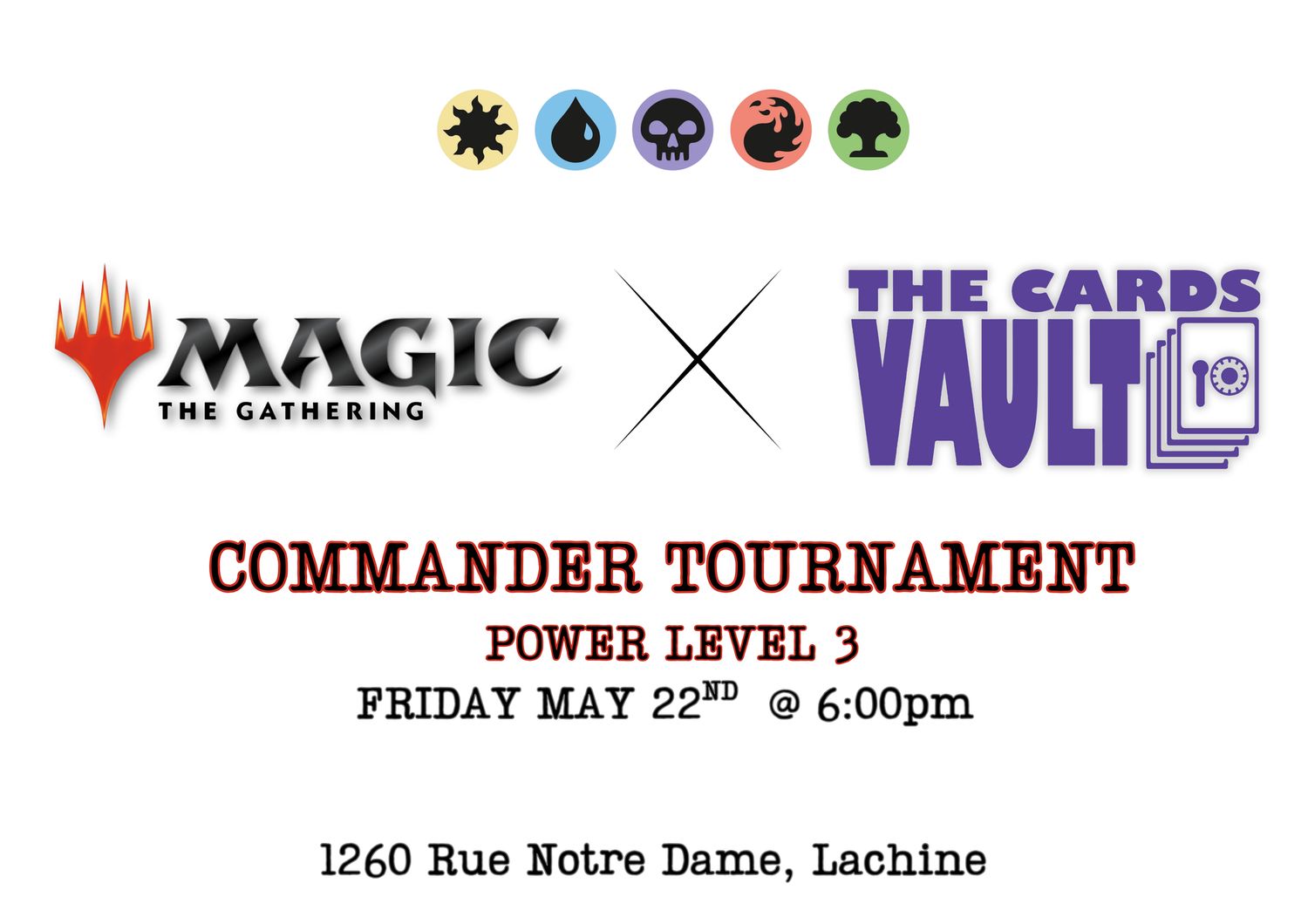 The Cards Vault Casual Power Level 3 Commander Tournament