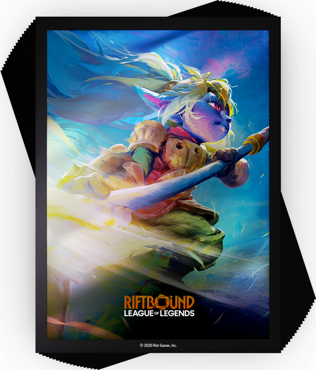 RIFTBOUND LEAGUE OF LEGENDS TCG UNLEASHED ART SLEEVES 100CT - POPPY