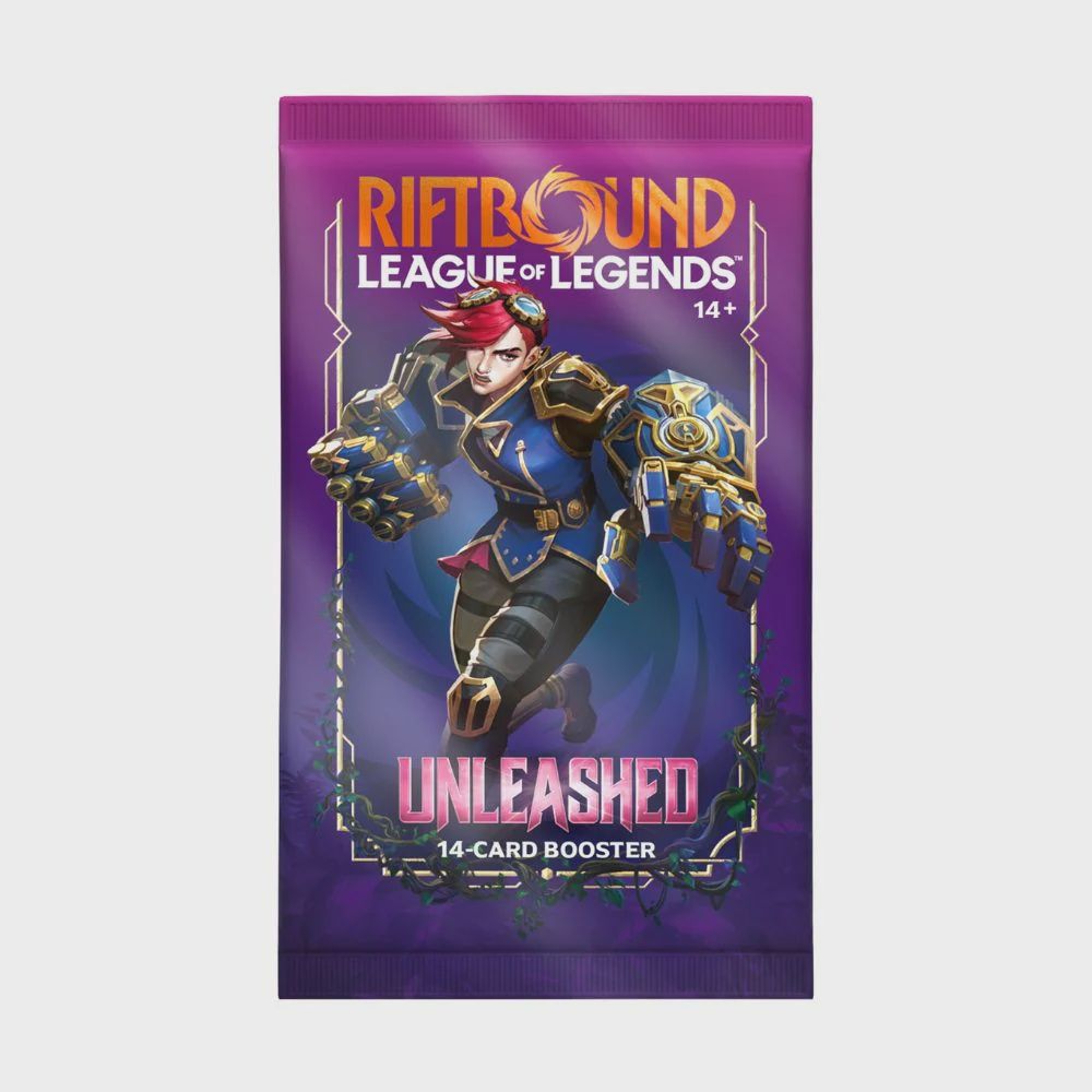 RIFTBOUND LEAGUE OF LEGENDS TCG UNLEASHED BOOSTER PACK