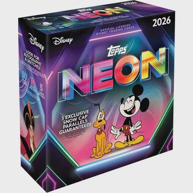 2026 TOPPS DISNEY NEON MEGA BOX