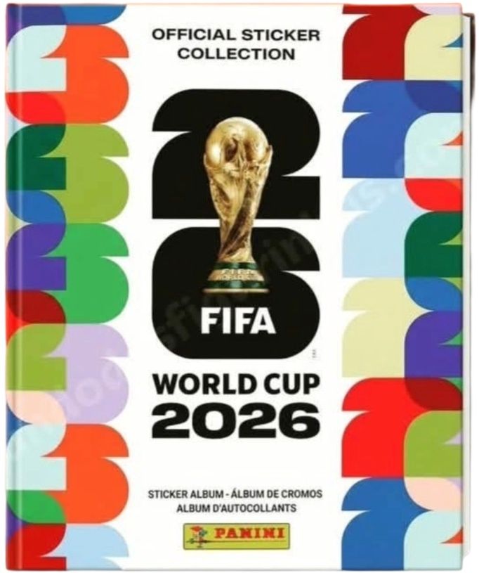 PANINI FIFA WORLD CUP SOCCER 2026 STICKER  ALBUM HARD COVER