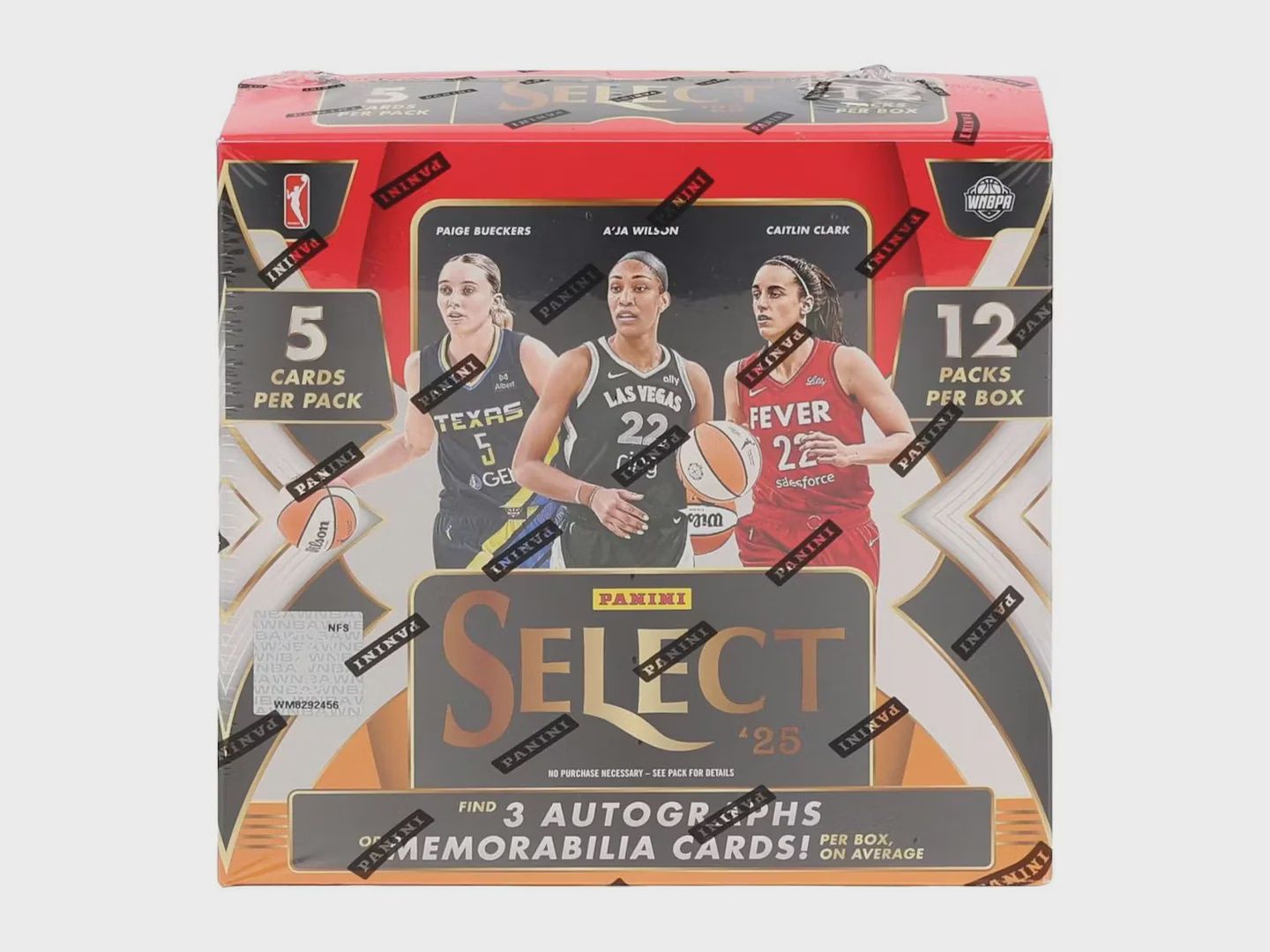 2025 PANINI WNBA SELECT BASKETBALL HOBBY BOX
