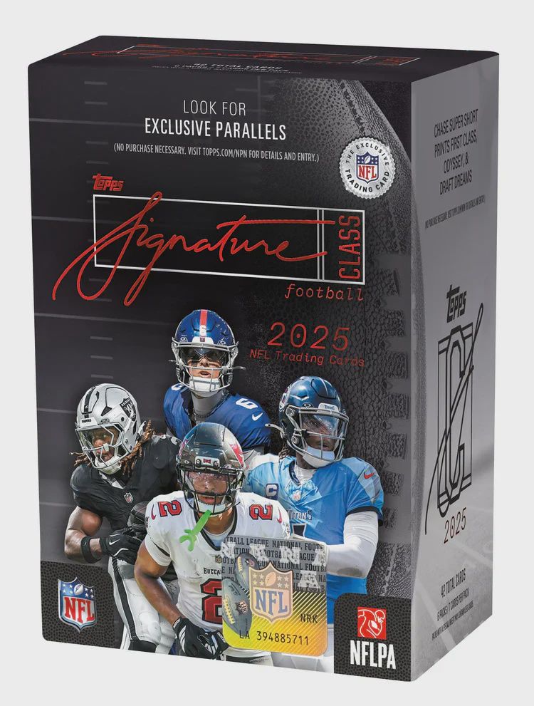2025 TOPPS SIGNATURE CLASS FOOTBALL VALUE BOX