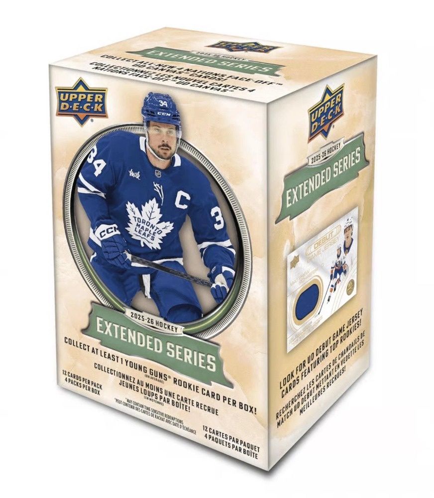 2025-26 UPPER DECK EXTENDED HOCKEY BLASTER