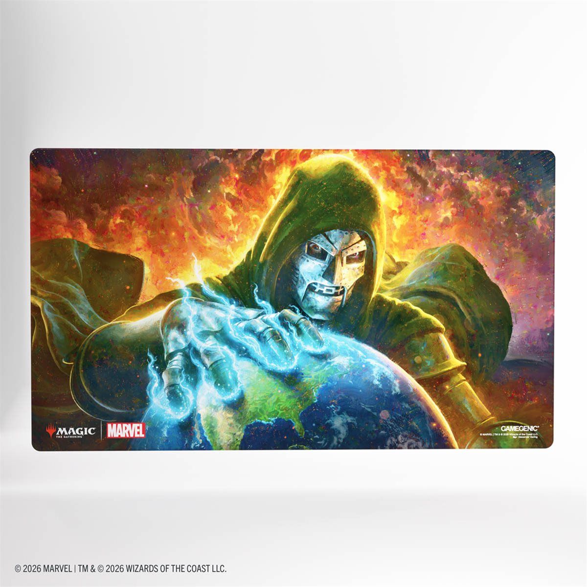 GAMEGENIC MARVEL - SUPER HEROES  -  STITCHED "SHINY" PLAYMAT - DOCTOR DOOM