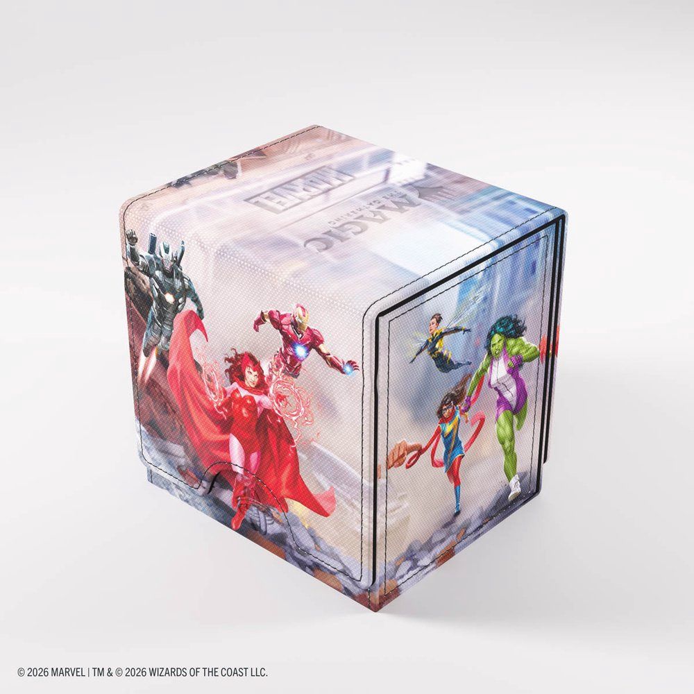 GAMEGENIC MARVEL - SUPER HEROES  -  SIDEKICK PRO XL CONVERTIBLE DECK BOX - MARVEL SUPER HEROES (100+)
