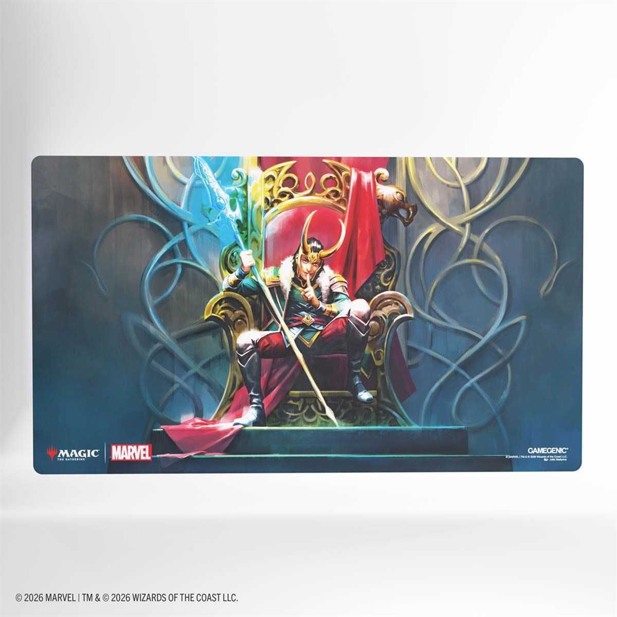 GAMEGENIC MARVEL - SUPER HEROES  -  STITCHED PLAYMAT - LOKI