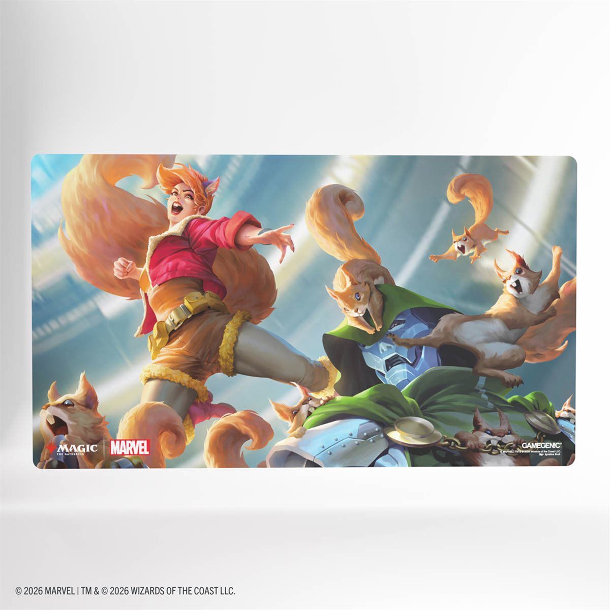 GAMEGENIC MARVEL - SUPER HEROES  -  STITCHED "PRIME" PLAYMAT - GO NUTS!