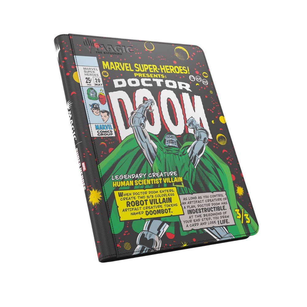 GAMEGENIC MARVEL - SUPER HEROES  -  18 POCKET - ZIP-UP ALBUM - DOCTOR DOOM