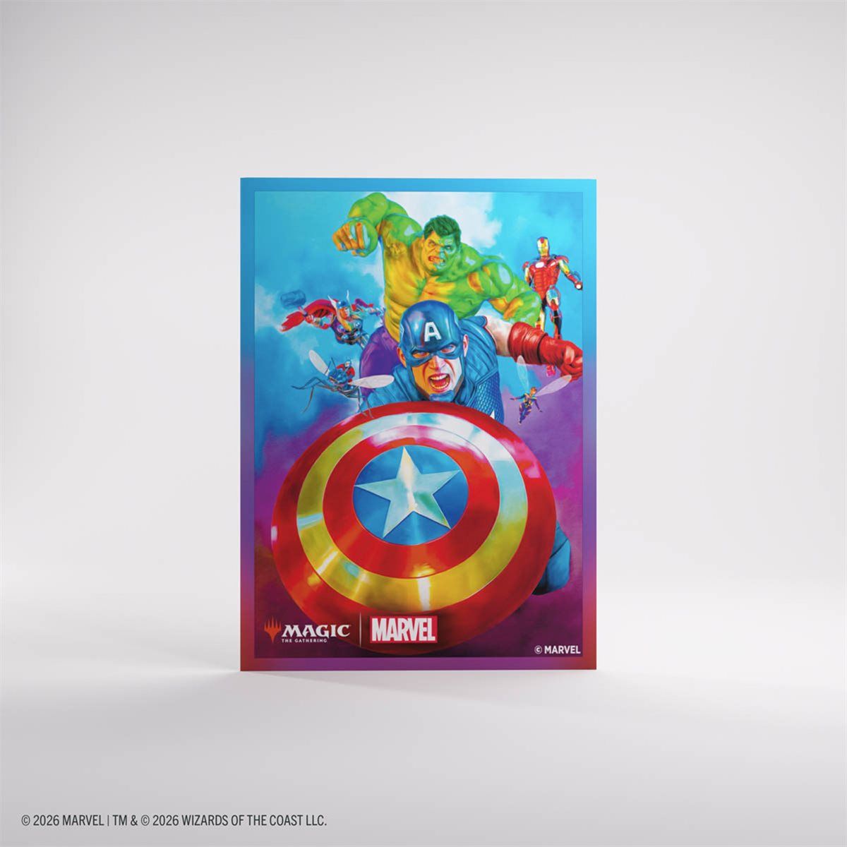 GAMEGENIC MARVEL - SUPER HEROES - STANDARD SIZE SLEEVES - CAPTAIN AMERICA (105)
