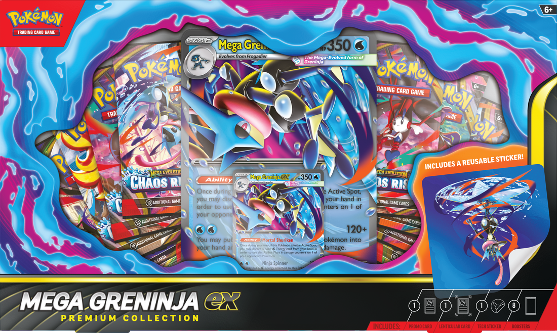 POKEMON MEGA GRENINJA EX PREMIUM COLLECTION