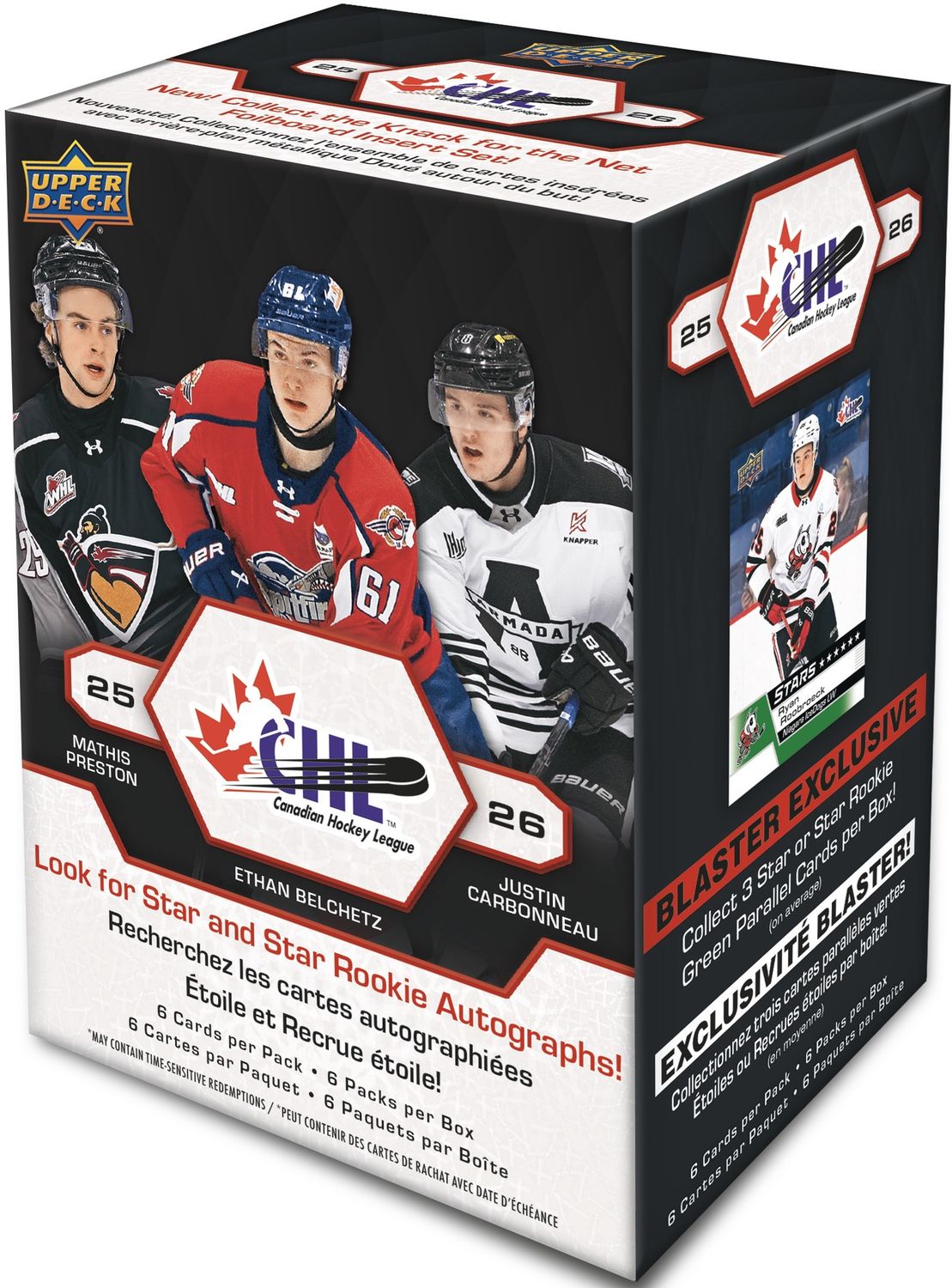 2025-26 UPPER DECK CHL HOCKEY BLASTER